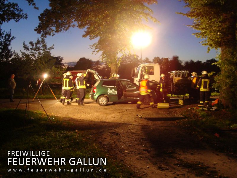 Ausbildung mit der Feuerwehr Brusendorf